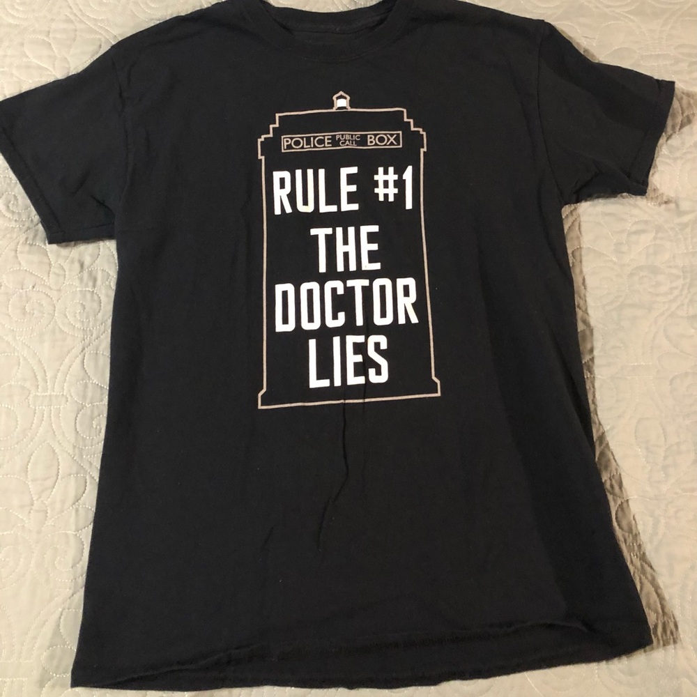 Men’s Doctor Who Rule #1 T Shirt